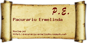 Pacurariu Ermelinda névjegykártya